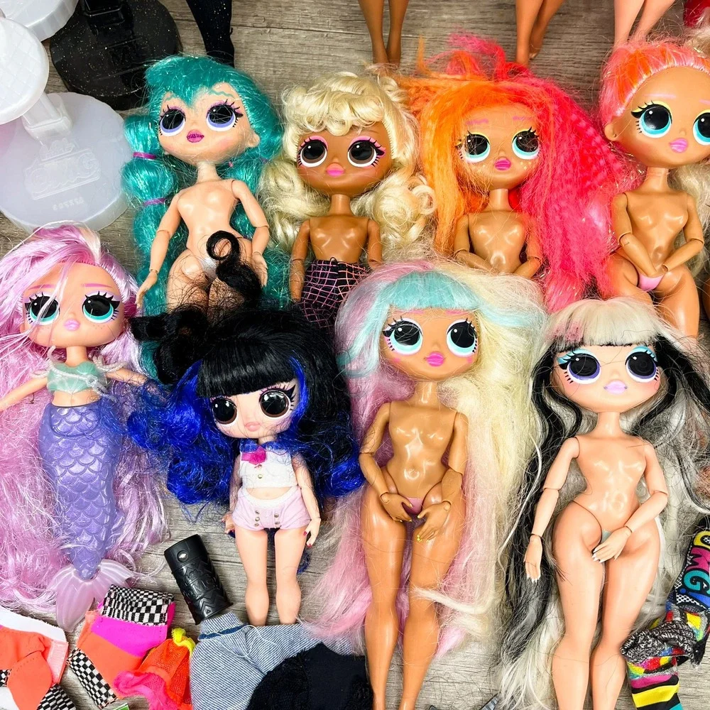 LOL Surprise OMG Doll Lot Accessories Stands Journals 13 Dolls